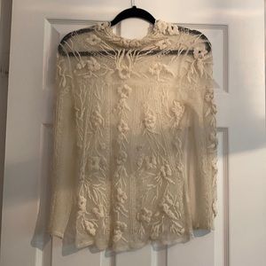 Zara LaceTop Blouse M